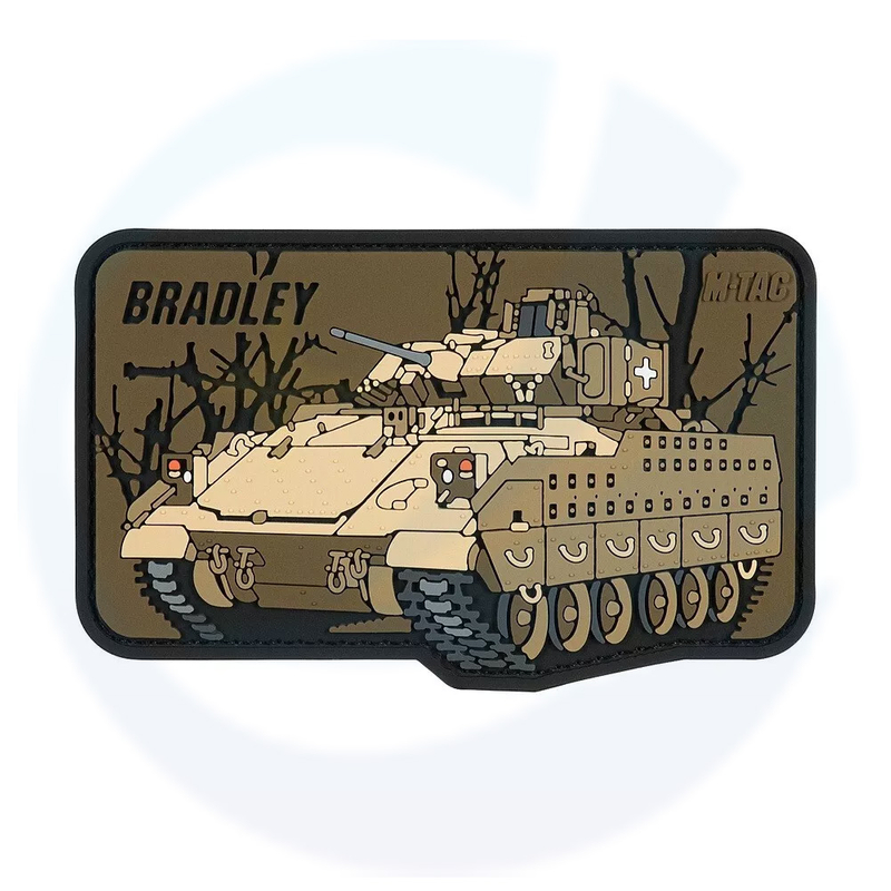 UKRAINIAN BRADLEY coyote Ukrainian Morale Patch ARMY MILITARY Tactical PVC 3D