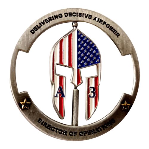 9 AF A3 AFCC Spinner Challenge Coin