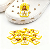 Wholesale Christian Shoe Amulet Religious Jesus God PVC Clog Shoe Amulet Suitable for Adult Women Religious Shoe Amulet