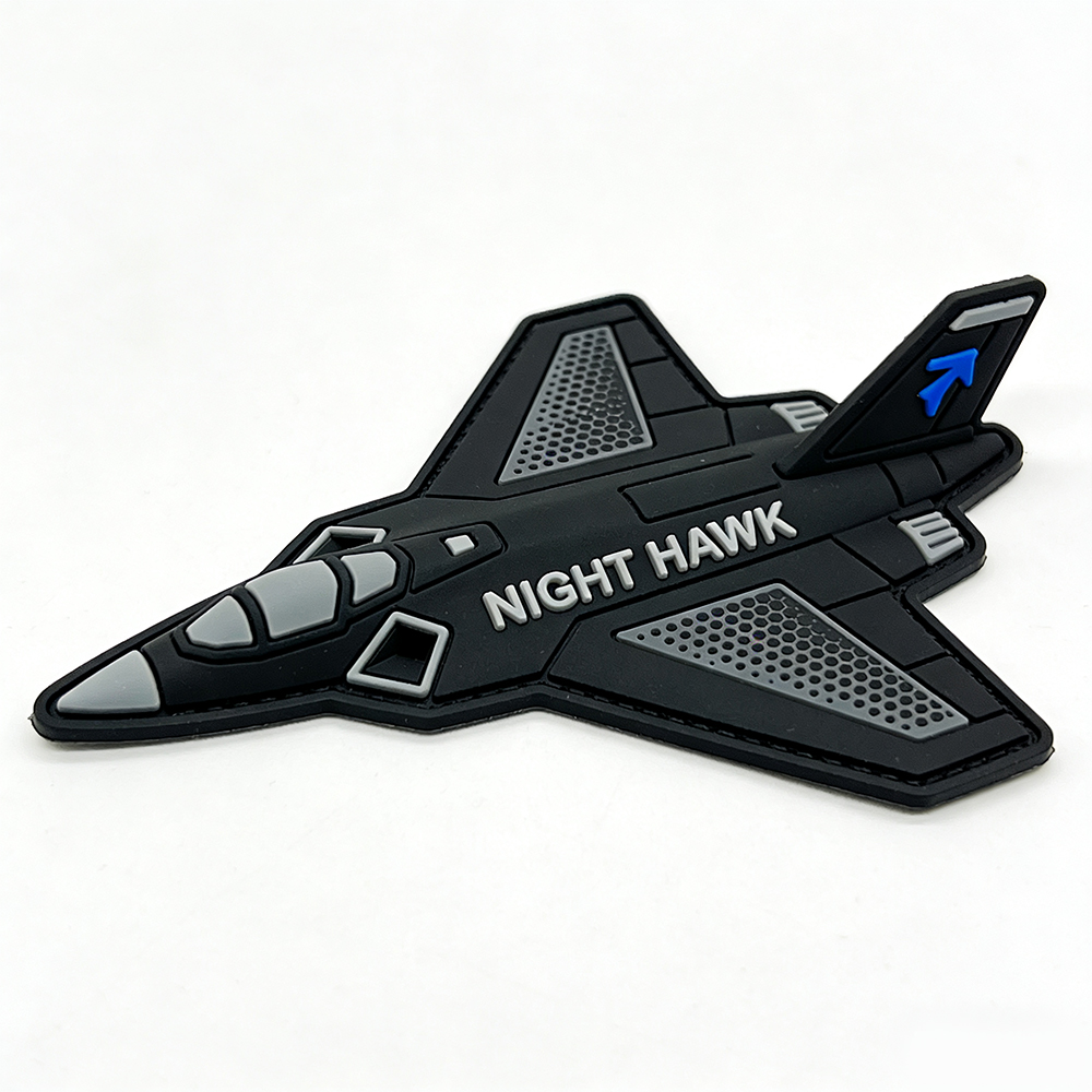 Factory Soft PVC Rubber Tactical Patch 3D Embossed Logo Moral Patch