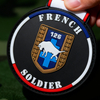 French Style Uniform PVC Patch Custom Soft Rubber Emblem Inspired by Classic French Elements for Clothing Bags Accessories
