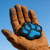 Dog Paw 3D Rubber Patch Custom PVC Dog Paw Emblem Soft Durable Raised Design for Bags Jackets Hats Accessories