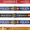 Spanish Police Uniform Lanyard Custom Printed Polyester Lanyard for Badge and Keys