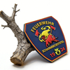 Germany Scharmbeckstotel Fire Brigade PVC Patch Custom Feuerwehr Soft Rubber Badge 1924 Emblem for Jackets Bags Gear