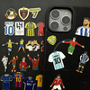 Factory Custom Arab Badges Pins Al Ahli Saudi FC and Al Ittihad Saudi FC Decorative Stickers for Phone