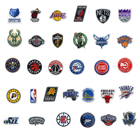 Factory Direct Sales Basketball Team Logo Patches Sportswear Embroidery Labels Applique