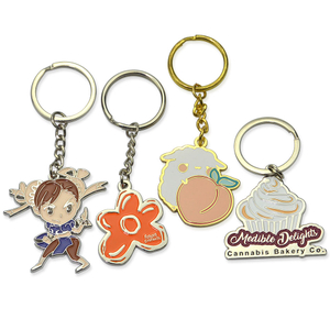 Make Your Own Logo Metal 3D KeyChain Parts Wholesale Metal Souvenir Custom Keychain Manufacturers In China