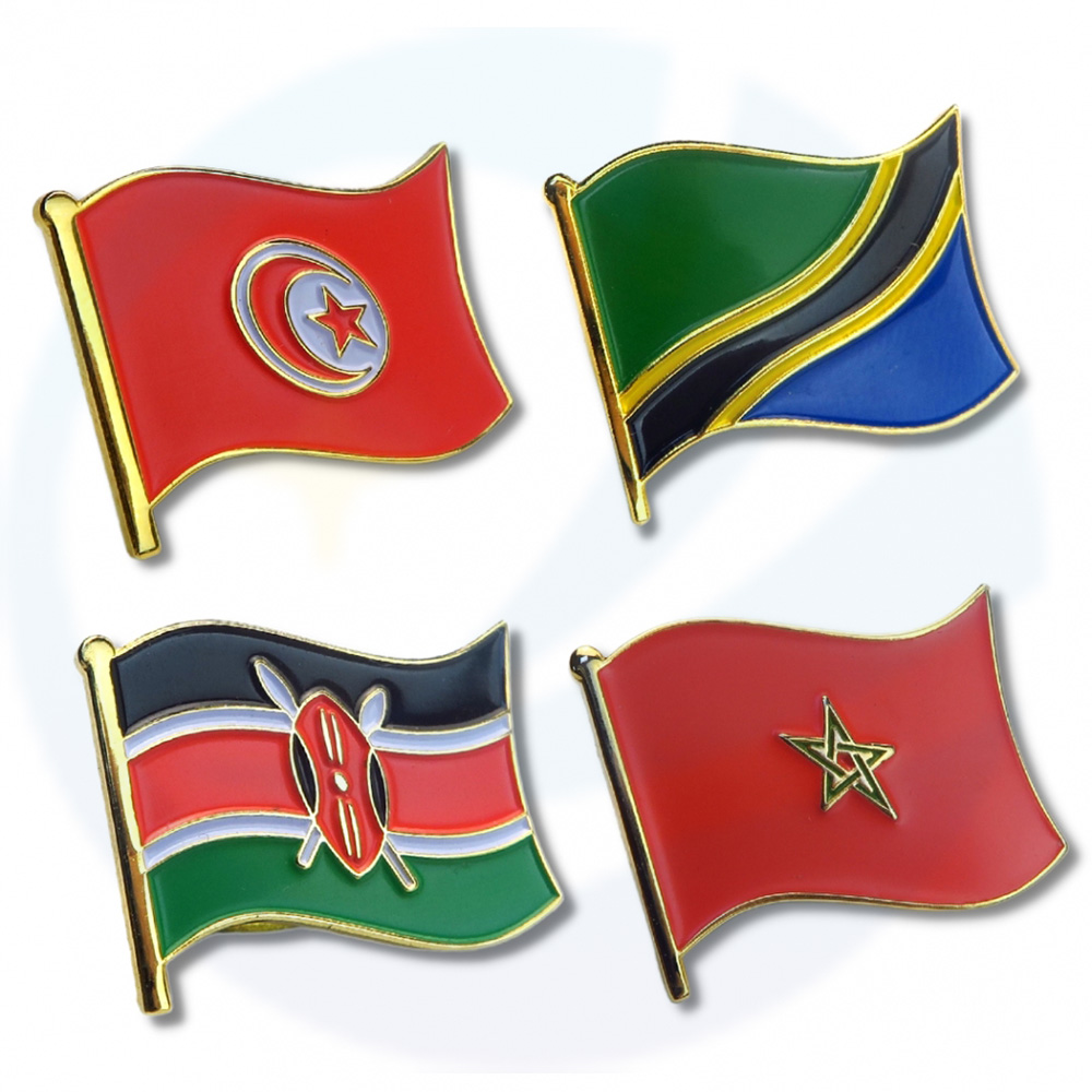 Enamel Pin Flag