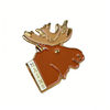 Custom Enamel Lapel Pin for Loyal Order of Moose - Moosehead Emblem Fraternal Organization Badge with Clutch Backing