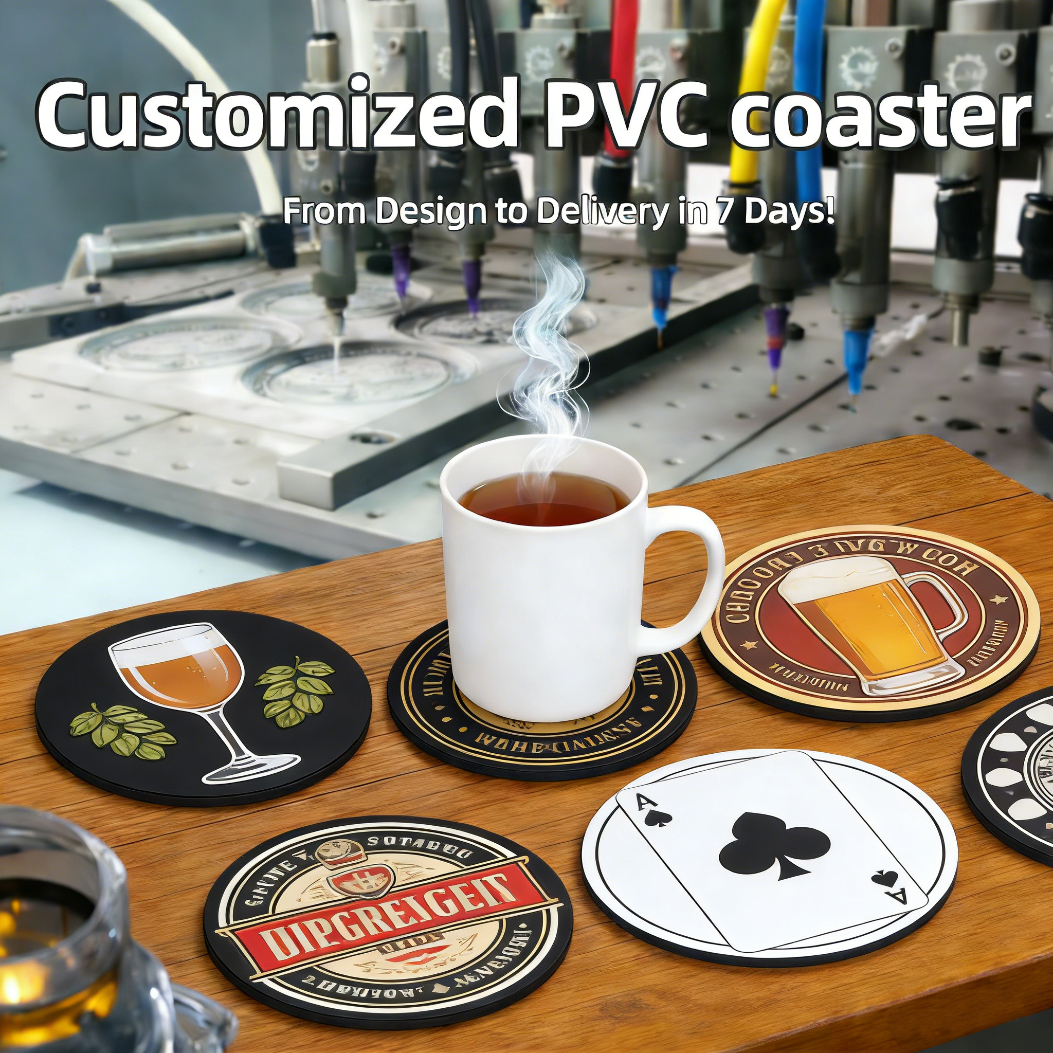 Rubber Cup Coaster