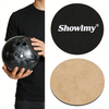 OEM PVC Rubber Shammy Pad 6 Inch Round for Bowling Ball Maintenance Custom Branding