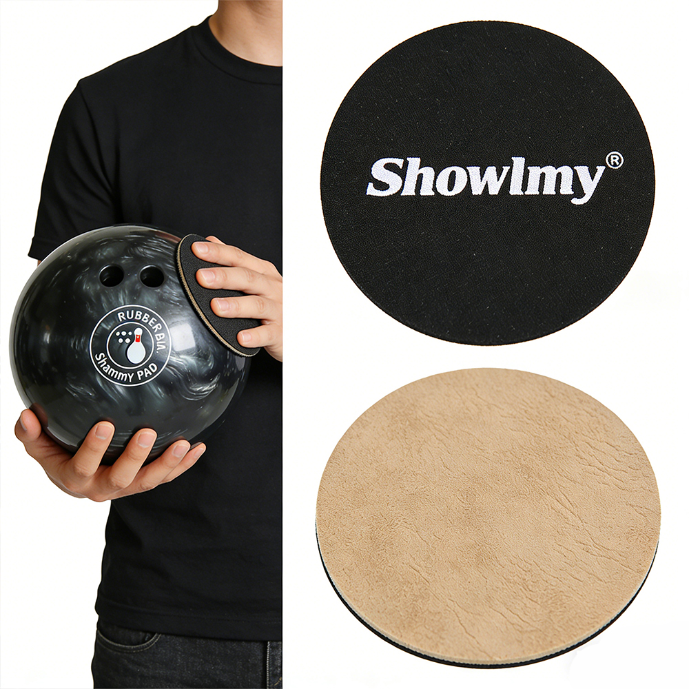 OEM PVC Rubber Shammy Pad 6 Inch Round for Bowling Ball Maintenance Custom Branding