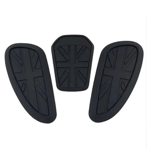 Custom PVC Rubber Motorcycle Tank Pad Protector Decal Knee Grip Tank Protector for Bike Branding Factory Manufacturer