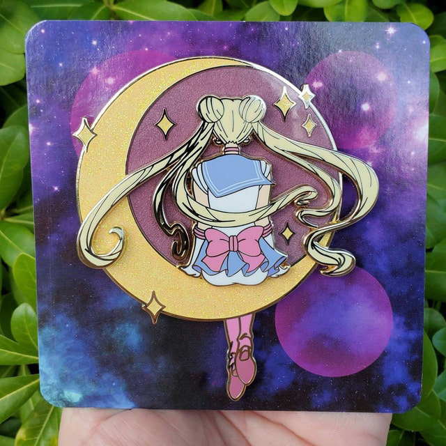 custom cartoon Sailor Moon Enamel Pins