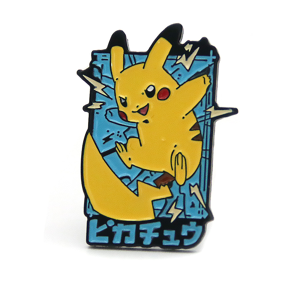 Cute Anime Movies Badge Animal Game Lapel Pin Pokemon Anime Pikachu Enamel Pin for Gifts