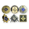 High Quality Free Design Custom Freemason Irregularly Masonic Shaped Soft Enamel Lapel Pins for Sale