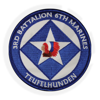 3RD BATTALION 6TH MARINES PATCH