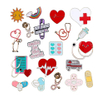 Organ Heart Collection Unique Heart Art Enamel Lapel Pin Set Funny Cartoon Enamel Pin