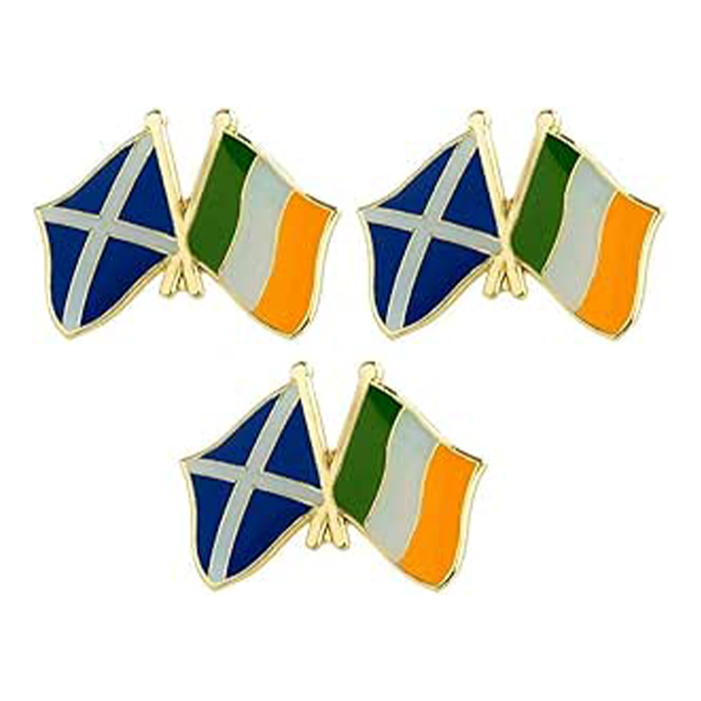 Irish Socialist Republic Irish Flag Enamel Pin Emblem